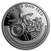 Image 1 : 2019 Niue 1 oz Silver Proof Coin on Wheels: Jawa Motorcycle