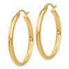 Image 2 : 14k 30 mm Polished Hoop Earring