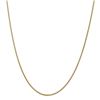 Image 1 : 14k Gold Semi-Solid 1.55 mm Wheat Chain Necklace - 20 in.