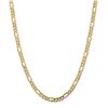 Image 2 : 14k Yellow Gold 5.50 mm Concave Open Figaro Chain - 26 in.