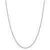 Image 2 : 14k White Gold 1.6 mm Cable Chain - 30 in.