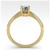 Image 3 : 0.54 ctw VS/SI Diamond Engagment Designer Ring 14k Yellow Gold - REF-68F8M