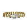 Image 1 : 24.2 ctw Opal & Diamond Bracelet 14K Yellow Gold - REF-342F9M