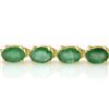 Image 2 : 14.0 ctw Emerald Bracelet 10k Yellow Gold - REF-118H2R