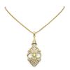 Image 1 : 3.05 ctw Fancy Yellow Diamond Necklace 18K Yellow Gold - REF-366W4H