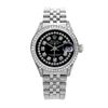 Image 2 : Rolex Men's Stainless Steel, QuickSet, Diamond Dial & Diamond Bezel - REF-587T4K