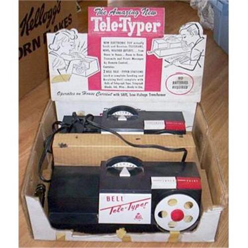 Rare Bell Products Toy Tele-Typer Complete #1521525