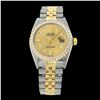 Image 2 : Rolex Ladies Two Tone 14K Gold/SS , Diamond Dial & Diamond Bezel, Sapphire Crystal