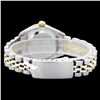 Image 3 : Rolex Ladies Two Tone 14K Gold/SS, Diam Dial & Diam/Ruby Bezel, Sapphire Crystal