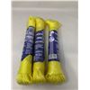 Image 1 : Twisted 3 Strand Polypropylene Rope (3 x 100ft)