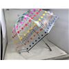 Image 2 : Polka Dot Clear Kids Umbrella