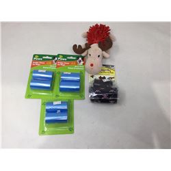 Toy, Dog Dispenser and Clean-up Bags