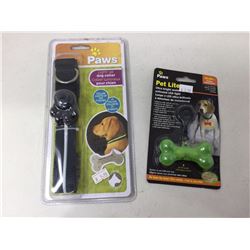 Light-up Dog Collar and LED Collar Clip