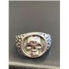 Image 1 : Men's Biker Skull SterlingSilver ring