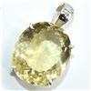 Image 3 : Silver Lemon(15.3ct) Pendant (~weight 7.9g), Suggested Retail Value $250 (Estimated Selling Price fr