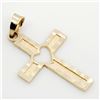 Image 2 : 10K Yellow Gold Cross Pendant, Suggested Retail Value $600 (Estimated Selling Price from $90 to $180