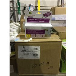 Case of 12 Green Earth Crawling Insect Traps