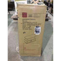Convenience Concepts TV Stand w/ 2-Door Cabinet