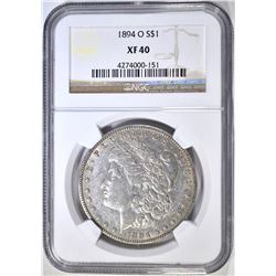 1894-O MORGAN DOLLAR NGC XF-40