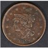 Image 1 : 1842 LARGE CENT  CH AU