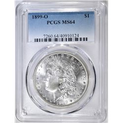 1899-O MORGAN DOLLAR PCGS MS-64