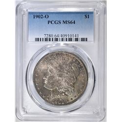 1902-O MORGAN DOLLAR PCGS MS-64