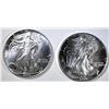 Image 1 : 2 1994 AMERICAN SILVER EAGLES