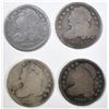 Image 1 : LOT OF 4 MIXED DATE BUST DIMES