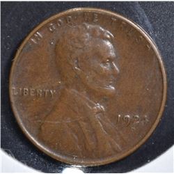 1924-D LINCOLN CENT  AU