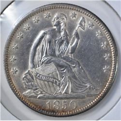1850-O SEATED LIBERTY HALF DOLLAR  CH BU
