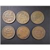 Image 2 : LOT OF 6 LARGE CENTS: