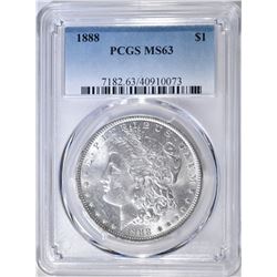 1888 MORGAN DOLLAR PCGS MS-63