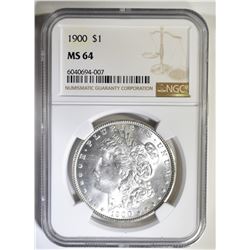 1900 MORGAN DOLLAR NGC MS-64