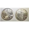 Image 1 : 1999 & 2006 AMERICAN SILVER EAGLES