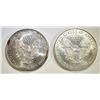 Image 2 : 1999 & 2006 AMERICAN SILVER EAGLES