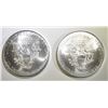 Image 2 : 2-BU 2009 AMERICAN SILVER EAGLES