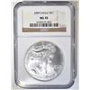 Image 1 : 2009 AMERICAN SILVER EAGLE NGC MS-70