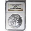 Image 1 : 2011 25th ANNIV SILVER EAGLE NGC MS-70