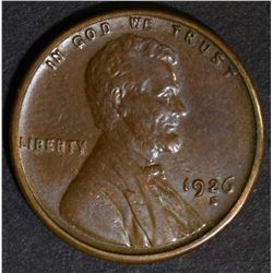1926-S LINCOLN CENT  CH AU