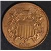Image 1 : 1867 2-CENT PIECE  BU