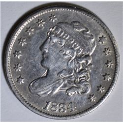 1834 BUST HALF DIME  CH AU