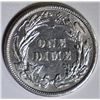Image 2 : 1910 BARBER DIME  BU