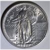 Image 1 : 1917 T-1 STANDING LIBERTY QUARTER  BU