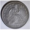 Image 1 : 1862-S SEATED LIBERTY HALF DOLLAR  XF