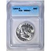 Image 1 : 1954-S FRANKLIN HALF DOLLAR  ICG MS-66+
