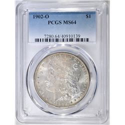 1902-O MORGAN DOLLAR PCGS MS-64
