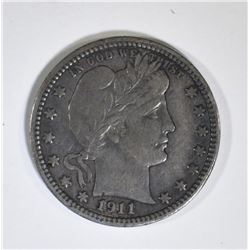1911-D BARBER QUARTER VF