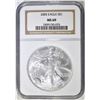 Image 1 : 2005 AMERICAN SILVER EAGLE NGC MS-69