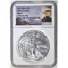 Image 1 : 2015 AMERICAN SILVER EAGLE NGC MS-69 1st RELEASES