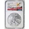 Image 1 : 2016 30th ANNIV SILVER EAGLE NGC MS-69